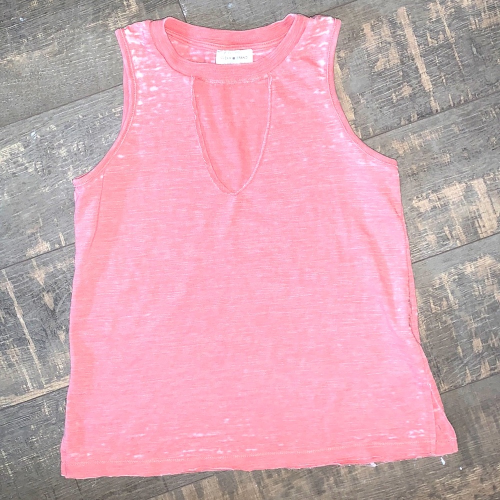 Lucky brand distressed tank top